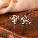Khargosh Silver Studs - 925 Silver Jewellery Meera Jaipur