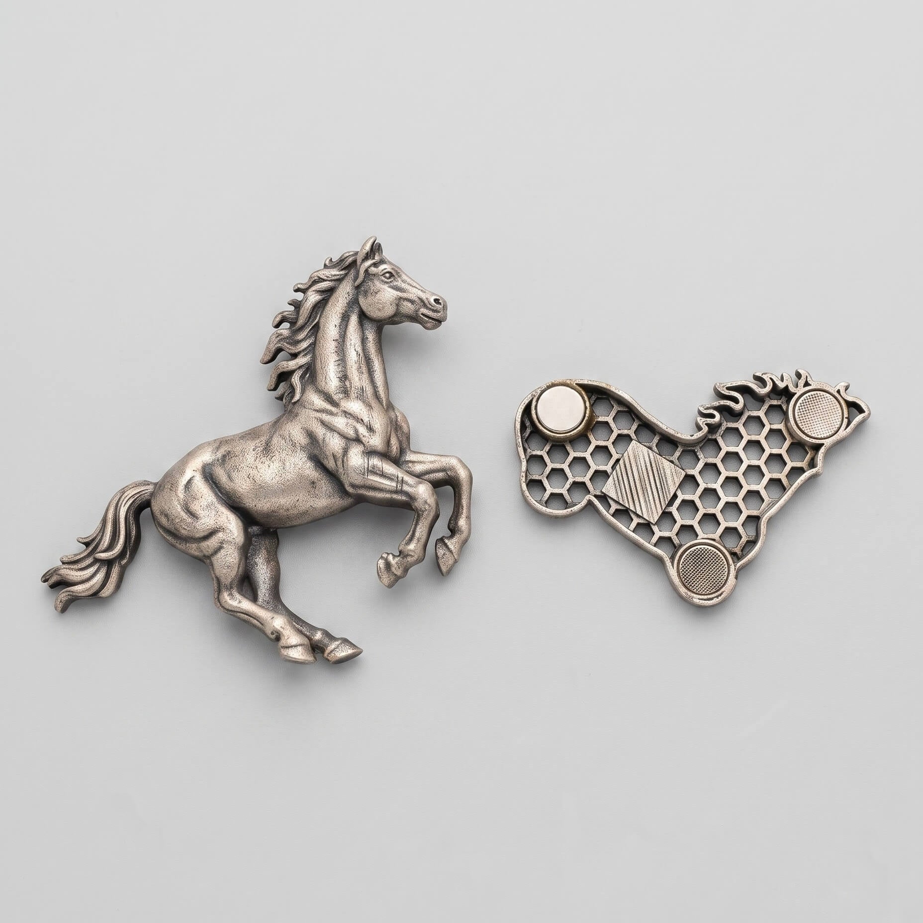 Horse Silver Brooch