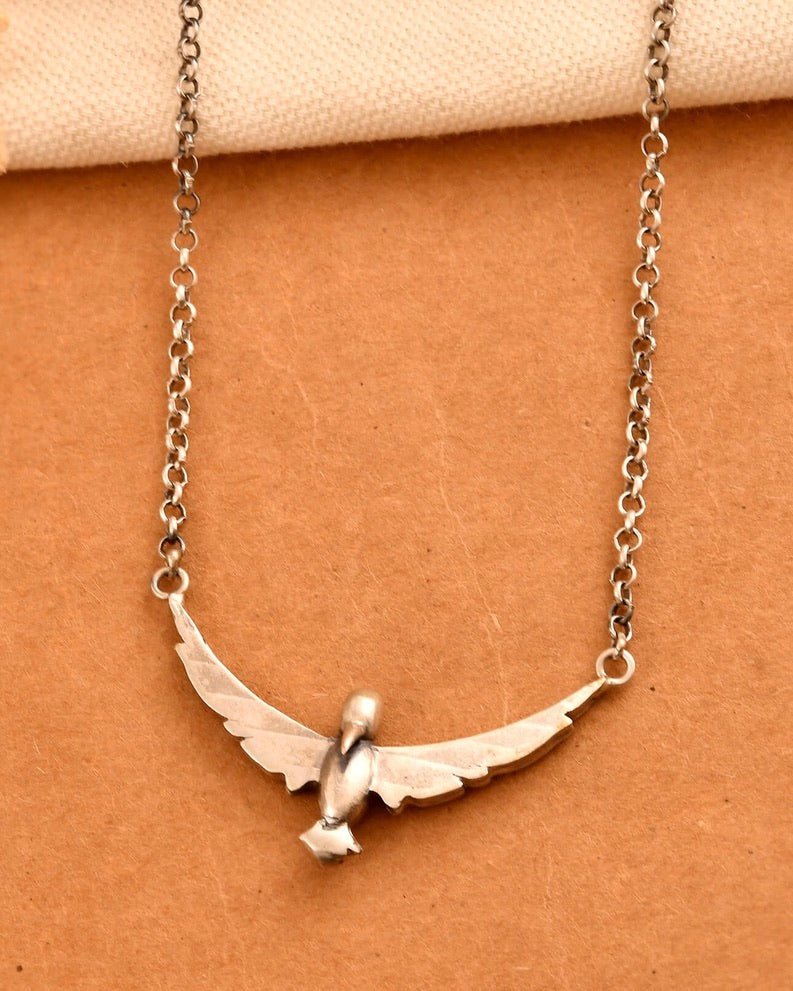 Wings Pendant - 925 Silver Jewellery Meera Jaipur