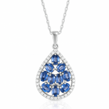 Blue Royale Cluster Pendant