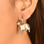 Dhenu silver earrings - 925 Silver Jewellery Meera Jaipur