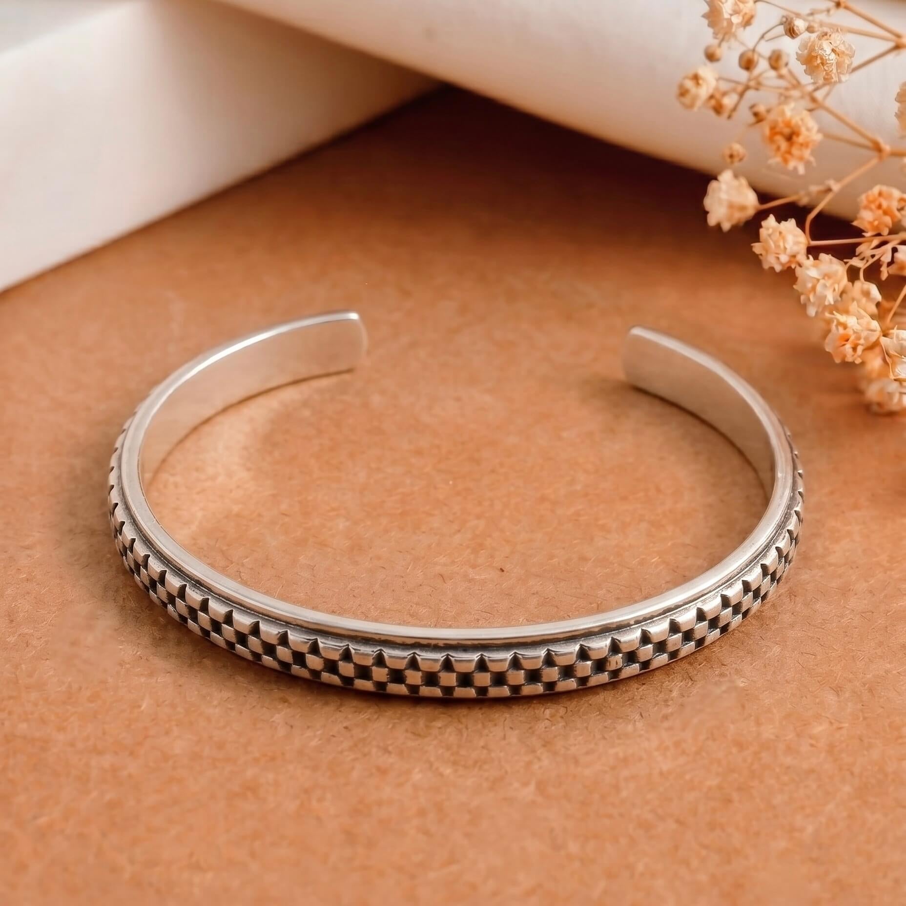 Abhilash Silver Bangle
