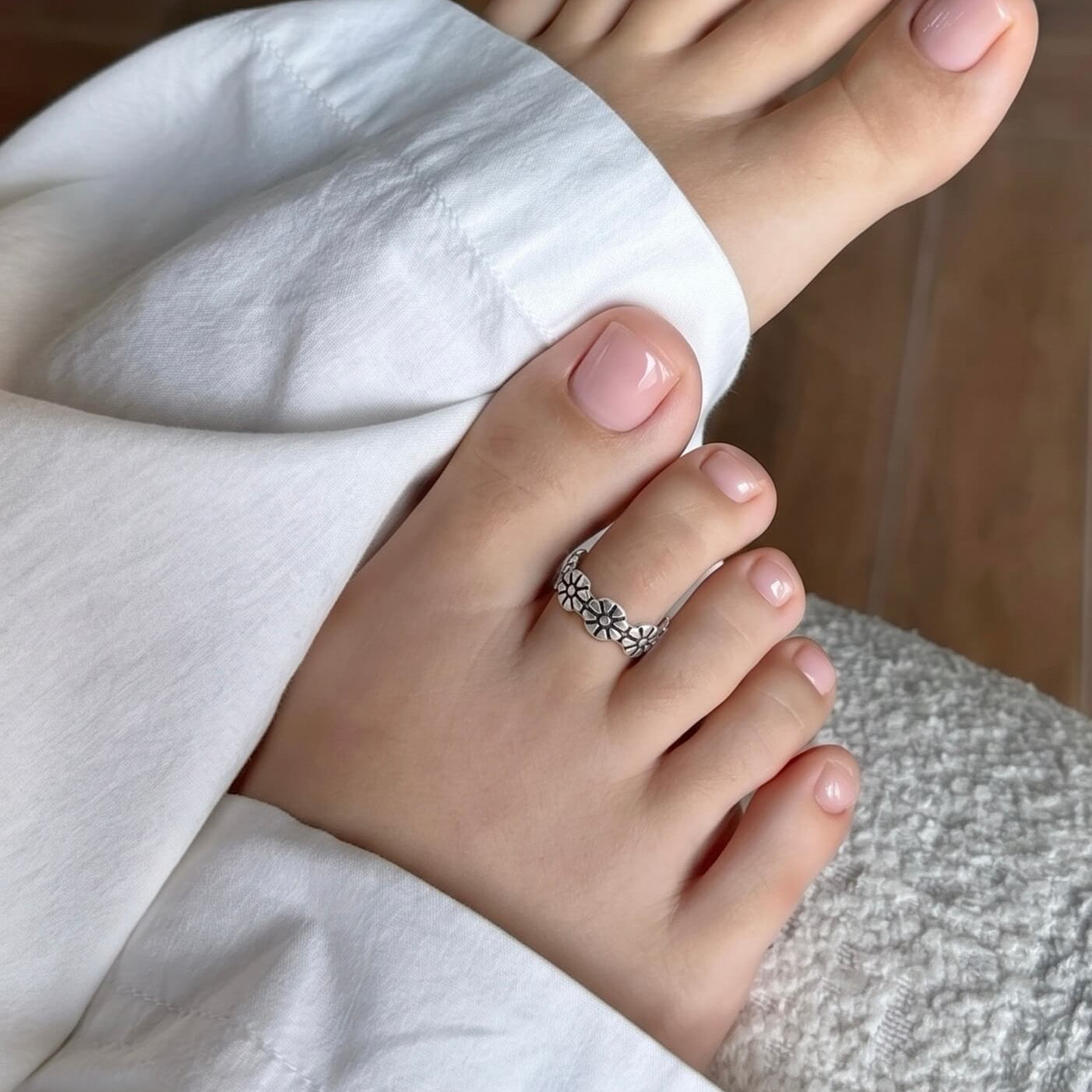 Kusum Silver Toe Ring