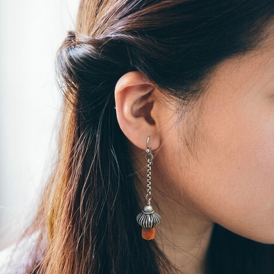 Riddhi Silver Earrings