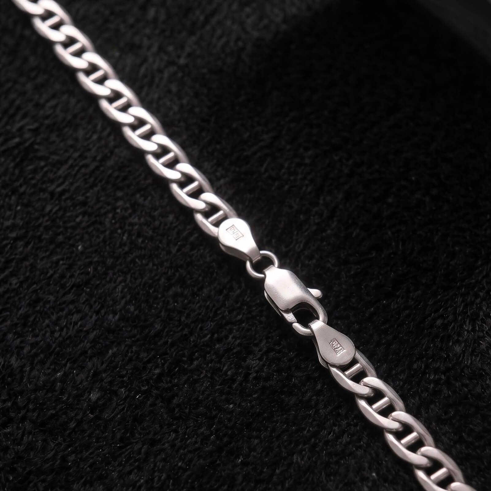 Silver Anchor Link Chain