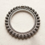 Aarvi tribal silver bangle 925 sterling silver  meera jaipur
