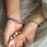 Aman silver bangle 925 sterling silver meera jaipur