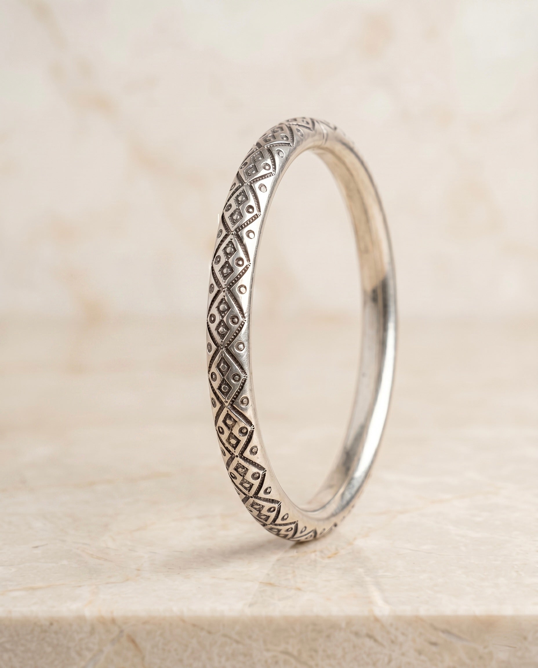 Aman silver bangle 925 sterling silver meera jaipur
