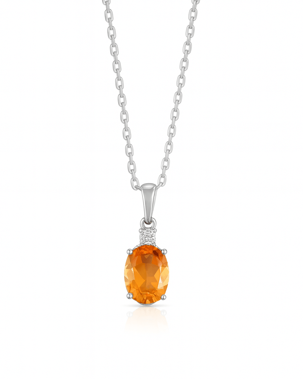 Amber Spark Pendant - 925 Silver Jewellery Meera Jaipur