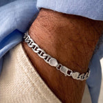 Anchor Link Chain Bracelet 925 sterling silver meera jaipur