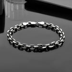 Arc link silver bracelet - 925 Silver Jewellery Meera Jaipur