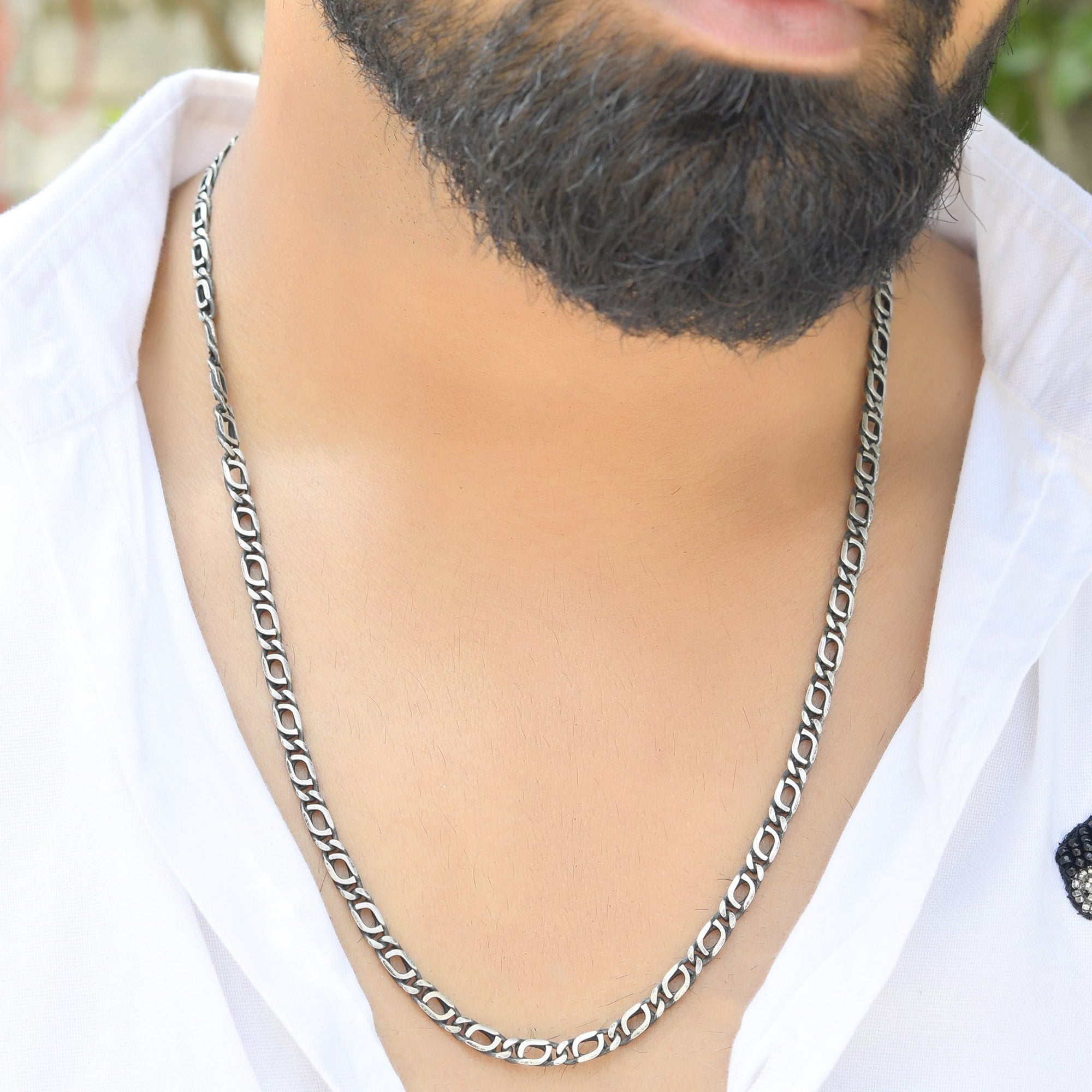 Arc silver Chain - 925 Silver Jewellery Meera Jaipur