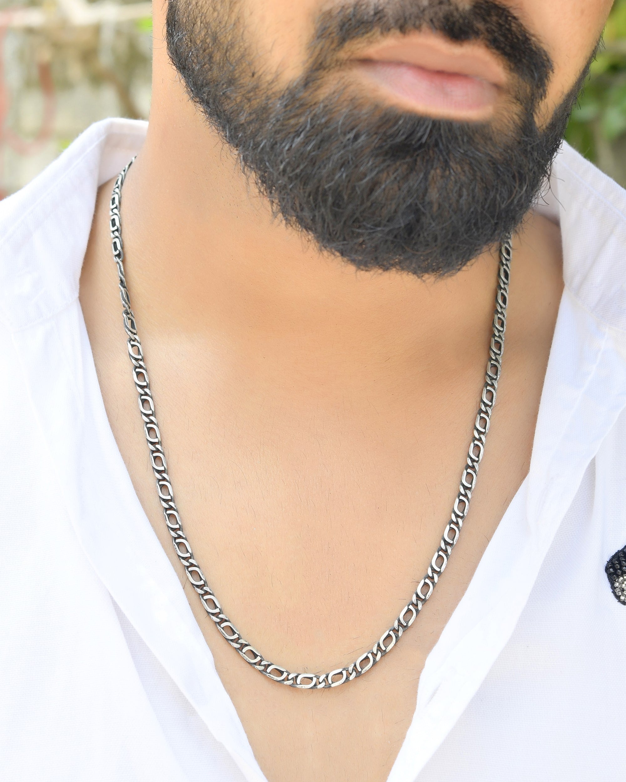 Arc silver Chain - 925 Silver Jewellery Meera Jaipur
