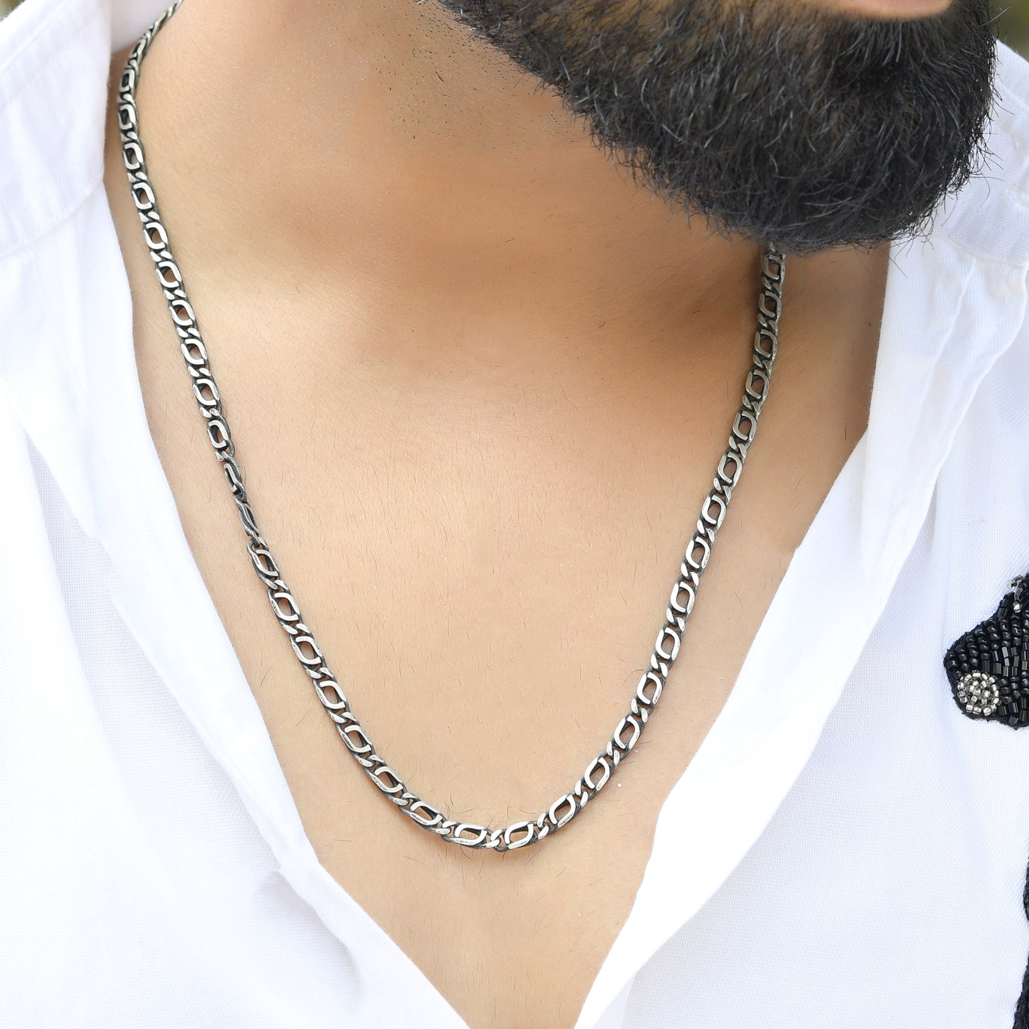 Arc silver Chain - 925 Silver Jewellery Meera Jaipur