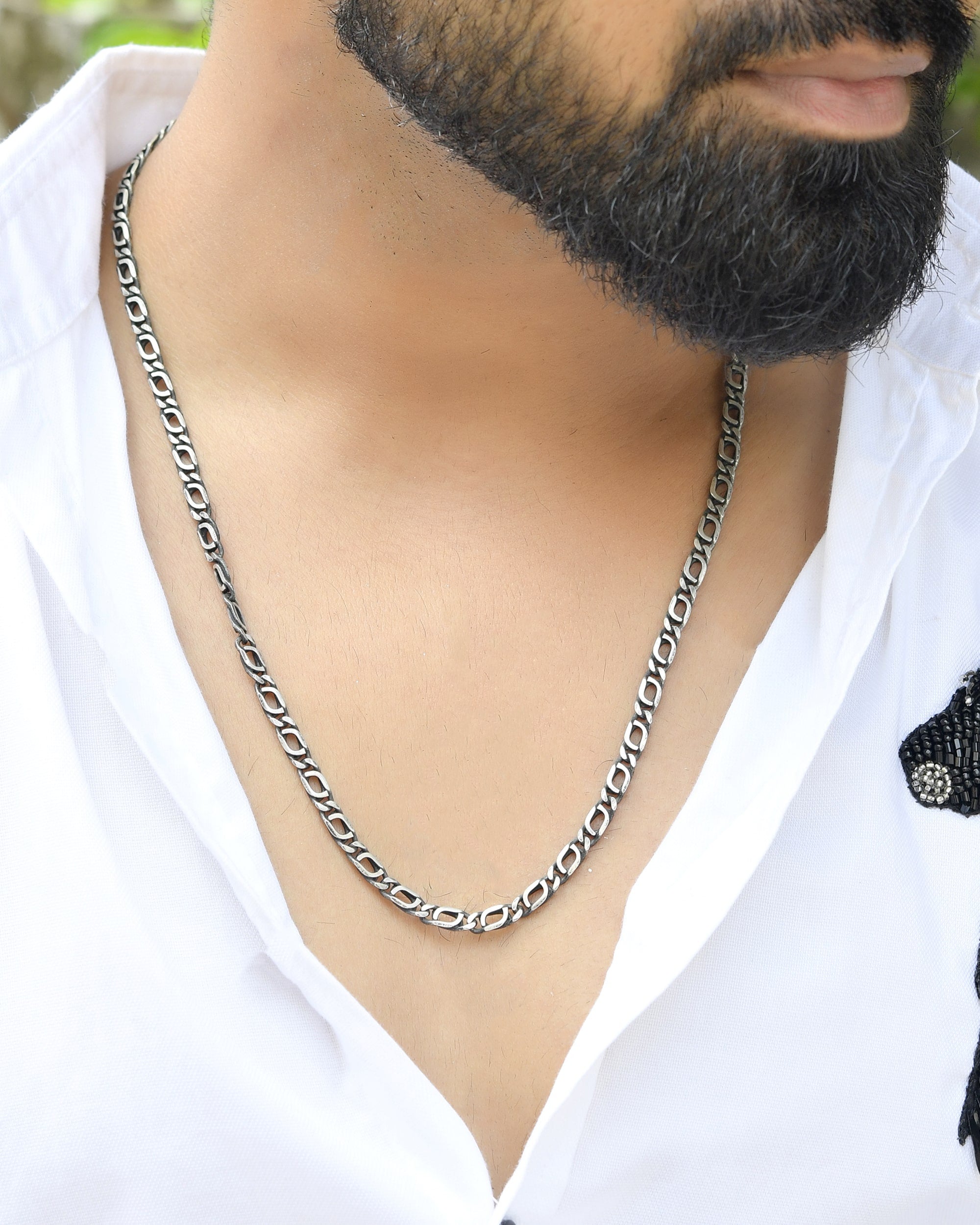 Arc silver Chain - 925 Silver Jewellery Meera Jaipur