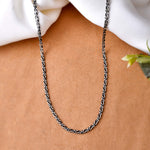 Arc sleek silver chain - 925 Silver Jewellery Meera Jaipur