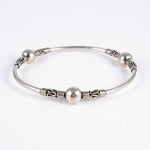 Aria Bangle - 925 Silver Jewellery Meera Jaipur