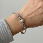 Aria Bangle - 925 Silver Jewellery Meera Jaipur