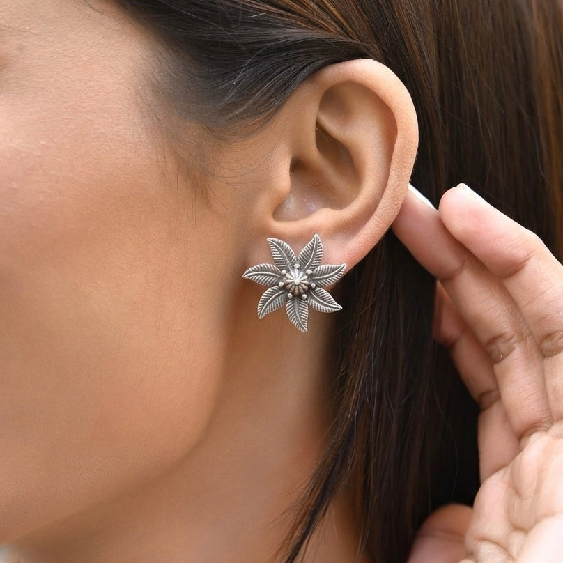 Avani Silver Earrings 925 sterling silver meera jaipur