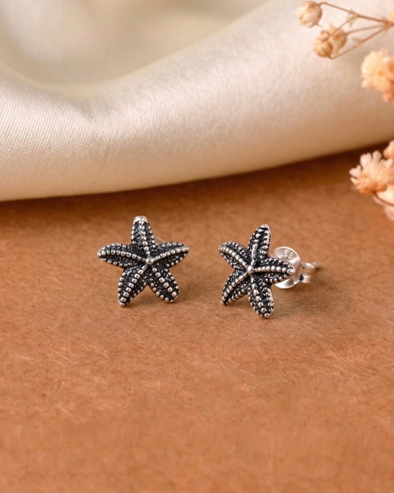 Star Studs - 925 Silver Jewellery Meera Jaipur