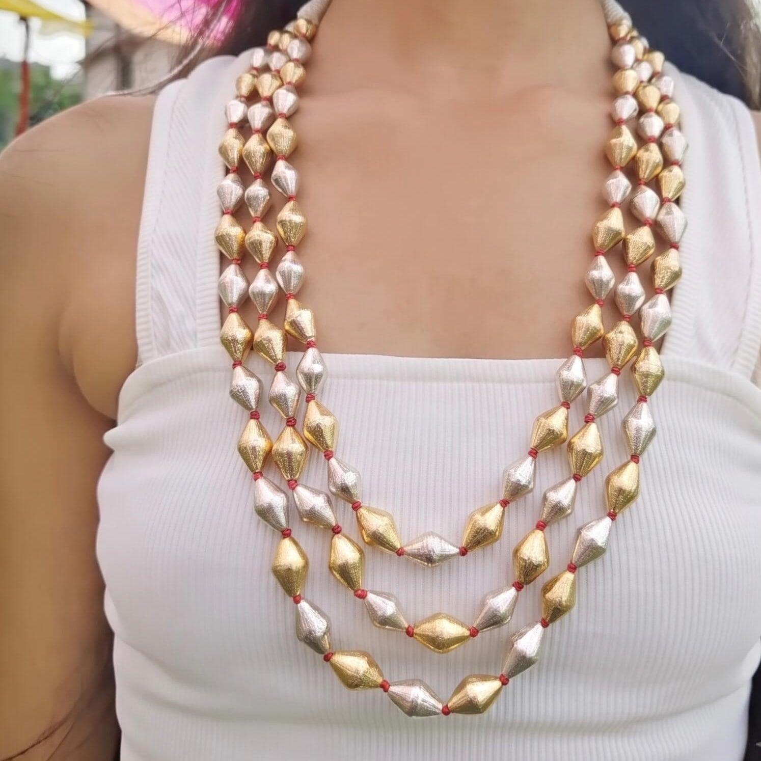Gauri 3 Layer Necklace