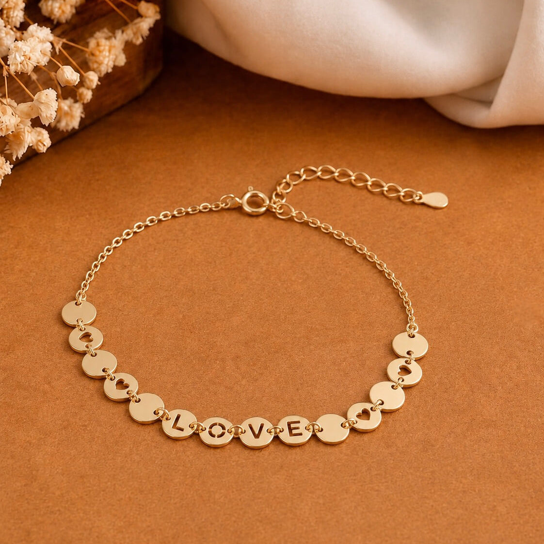 Love silver bracelet