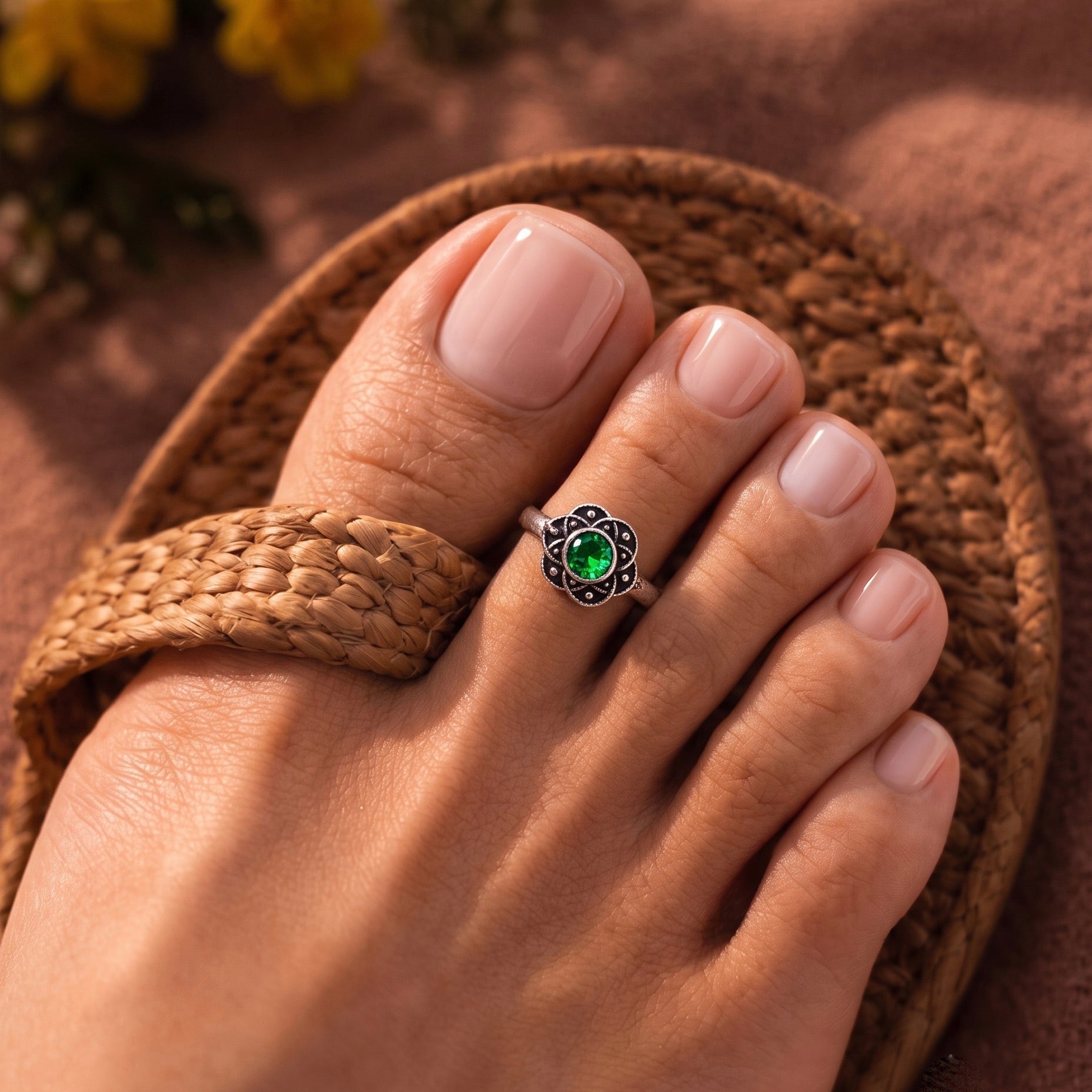 Garima Silver Toe Ring