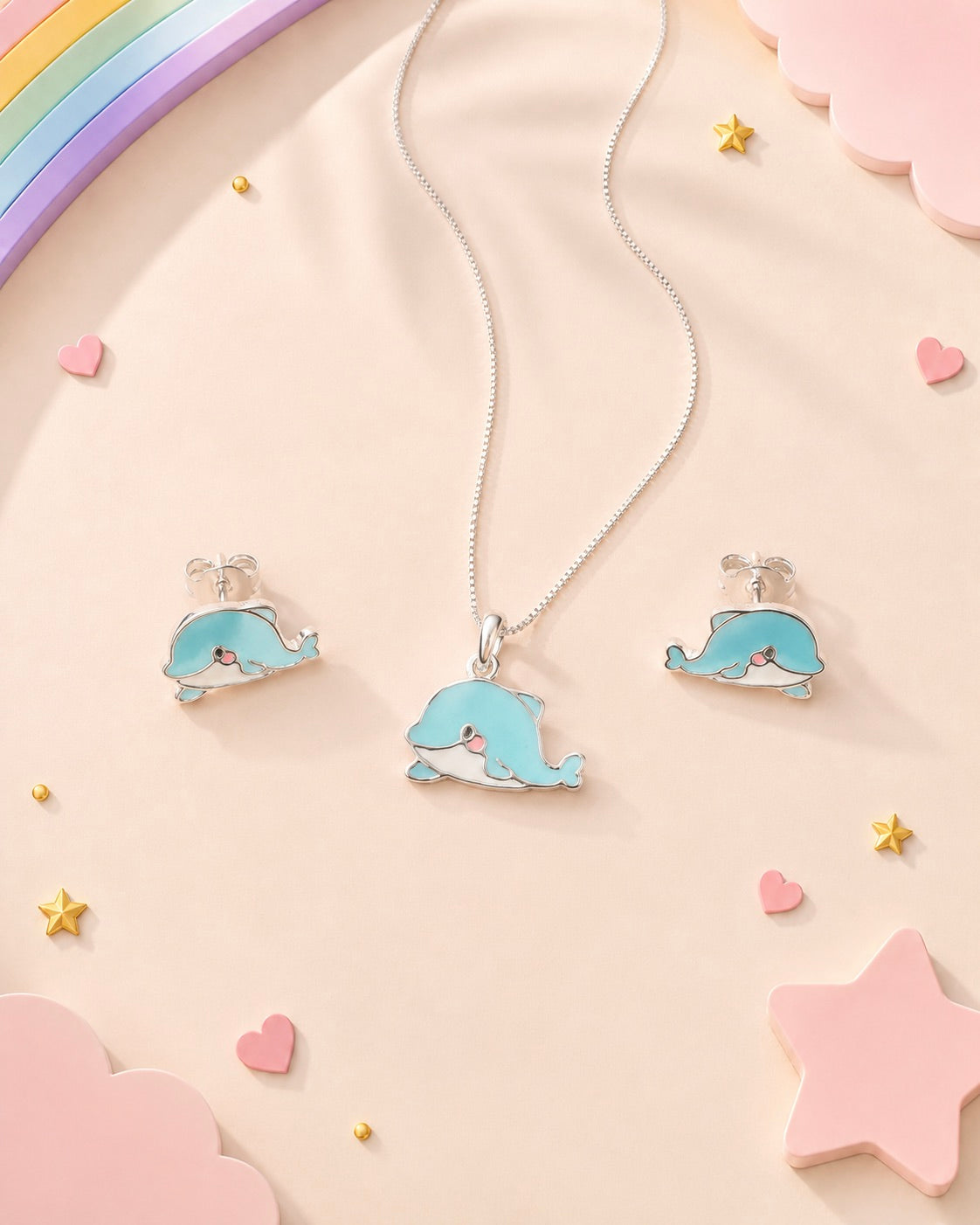 Baby Whale Set 925 sterling silver meera jaipur
