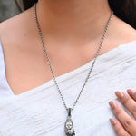 Bajrangbali Face Pendant - 925 Silver Jewellery Meera Jaipur
