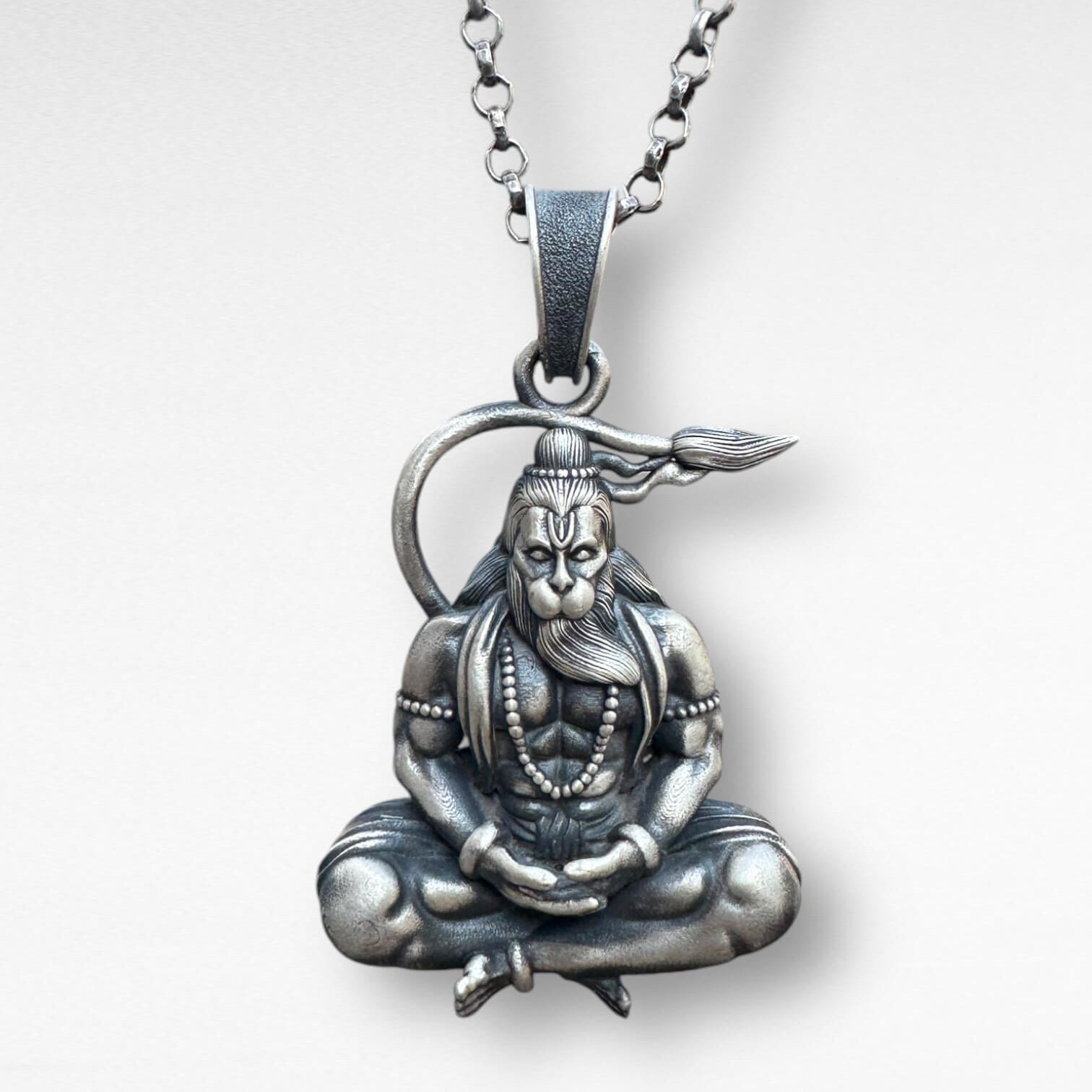 Bajrangbali Pendant - 925 Silver Jewellery Meera Jaipur