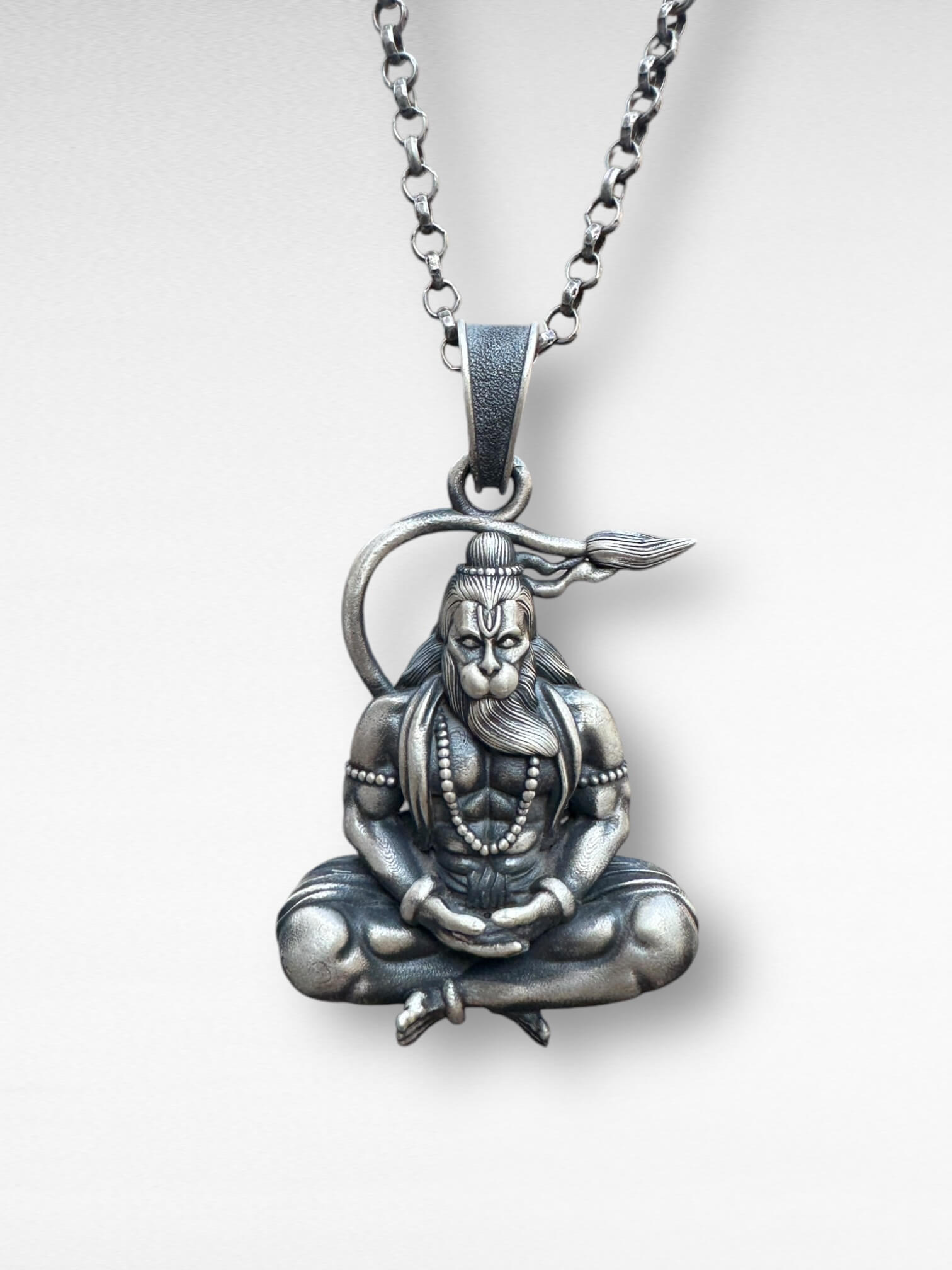 Bajrangbali Pendant - 925 Silver Jewellery Meera Jaipur