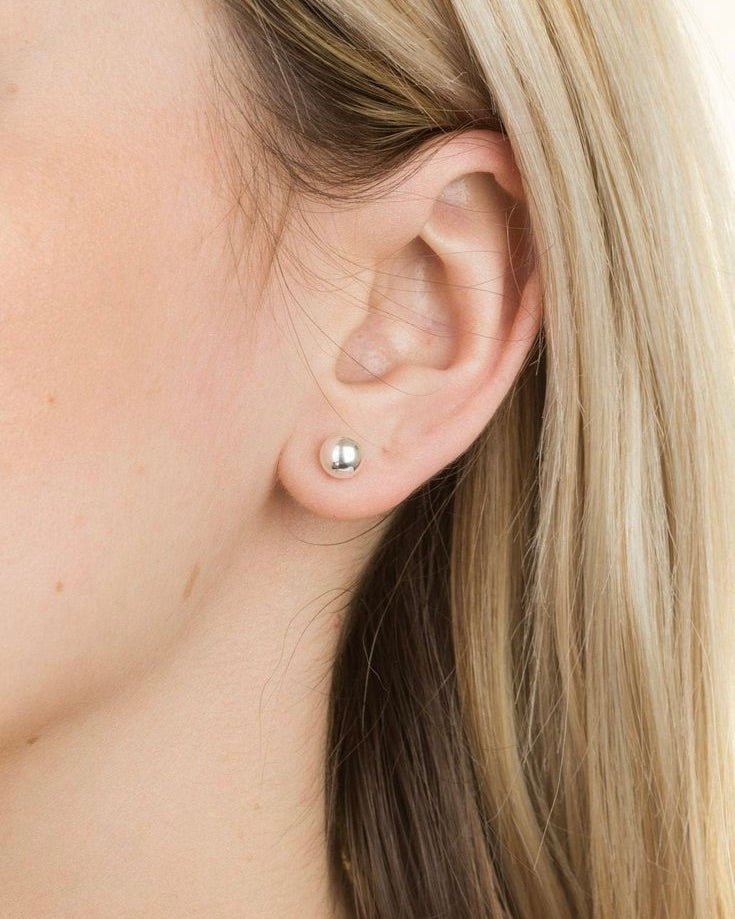 Ball Studs - 925 Silver Jewellery Meera Jaipur
