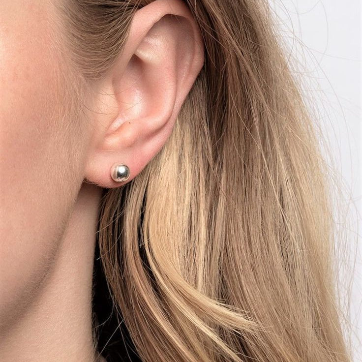 Ball Studs - 925 Silver Jewellery Meera Jaipur