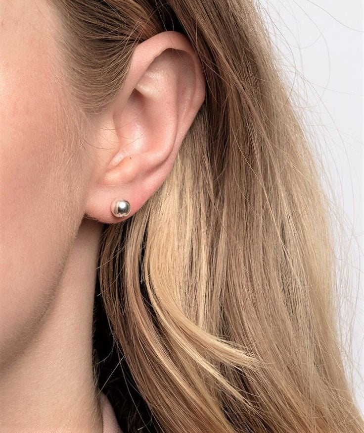 Ball Studs - 925 Silver Jewellery Meera Jaipur