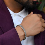Balram Silver Kada - 925 Silver Jewellery Meera Jaipur