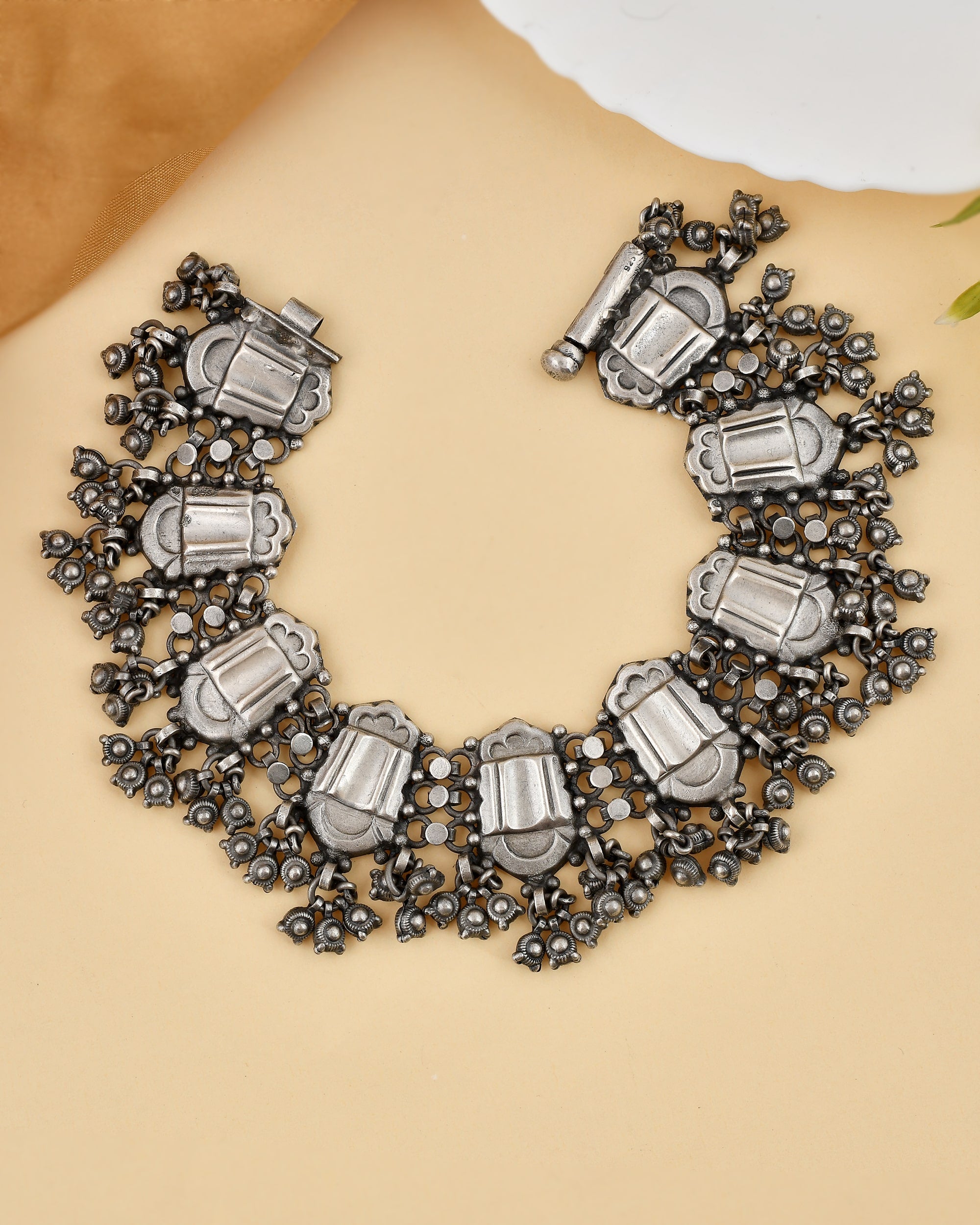 Banjaara Silver Anklet - 925 Silver Jewellery Meera Jaipur
