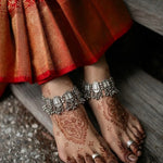 Banjaara Silver Anklet - 925 Silver Jewellery Meera Jaipur