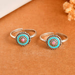 Banjara silver toe ring - 925 Silver Jewellery Meera Jaipur