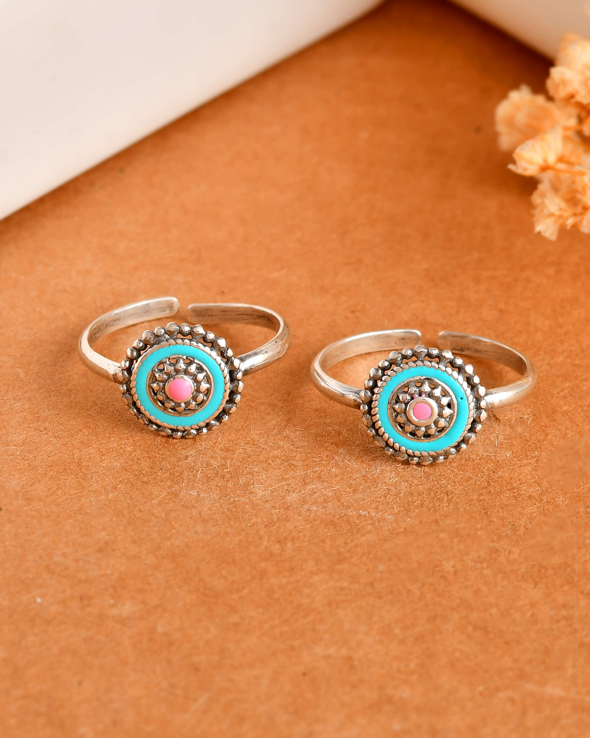 Banjara silver toe ring - 925 Silver Jewellery Meera Jaipur