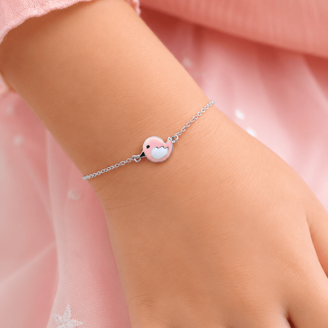 Birdie baby silver bracelet - 925 Silver Jewellery Meera Jaipur