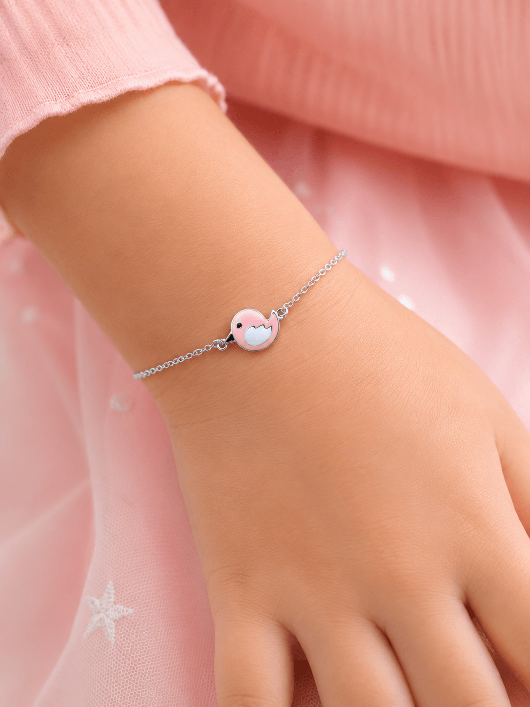 Birdie baby silver bracelet - 925 Silver Jewellery Meera Jaipur