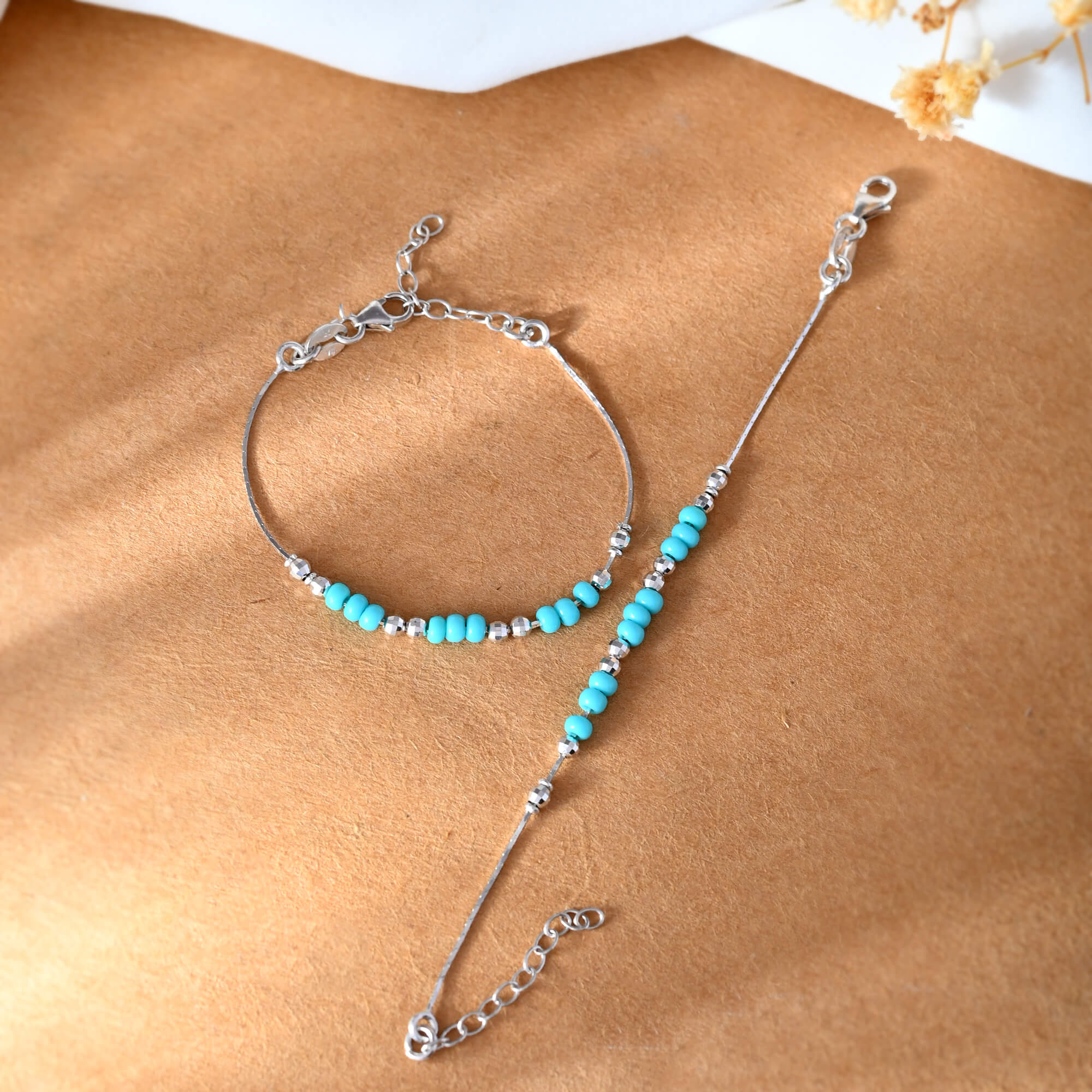 Bluey baby silver bracelet - 925 Silver Jewellery Meera Jaipur