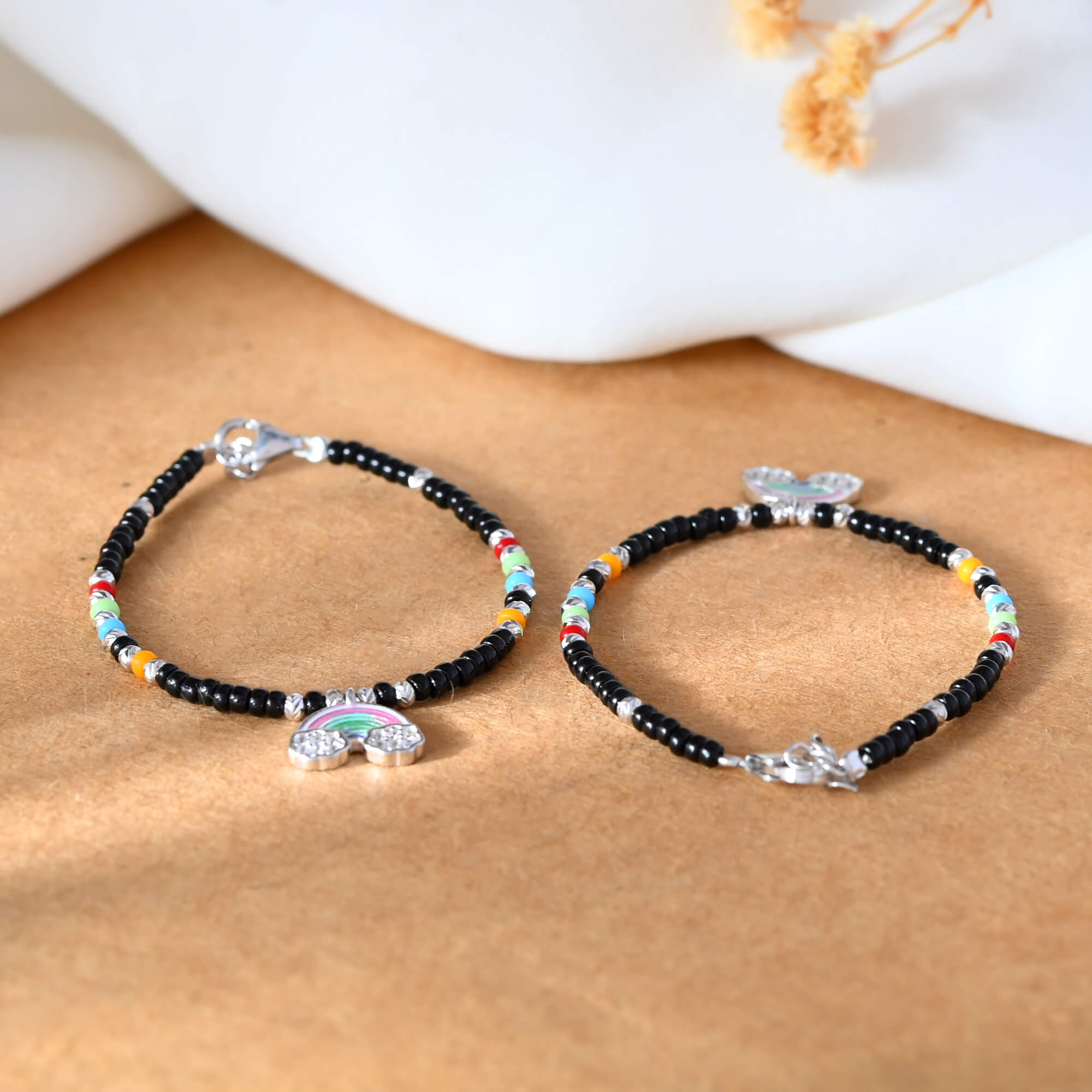 Buttercup baby silver bracelet - 925 Silver Jewellery Meera Jaipur