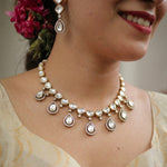 Chandani Silver Necklace Set 925 sterling silver meera jaipur