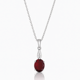 Ruby Drop Pendant