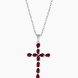 Crimson Cross Pendant