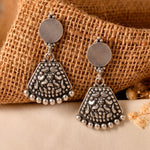 Chitra Silver Earring 933 sterling silver meera jaipur1