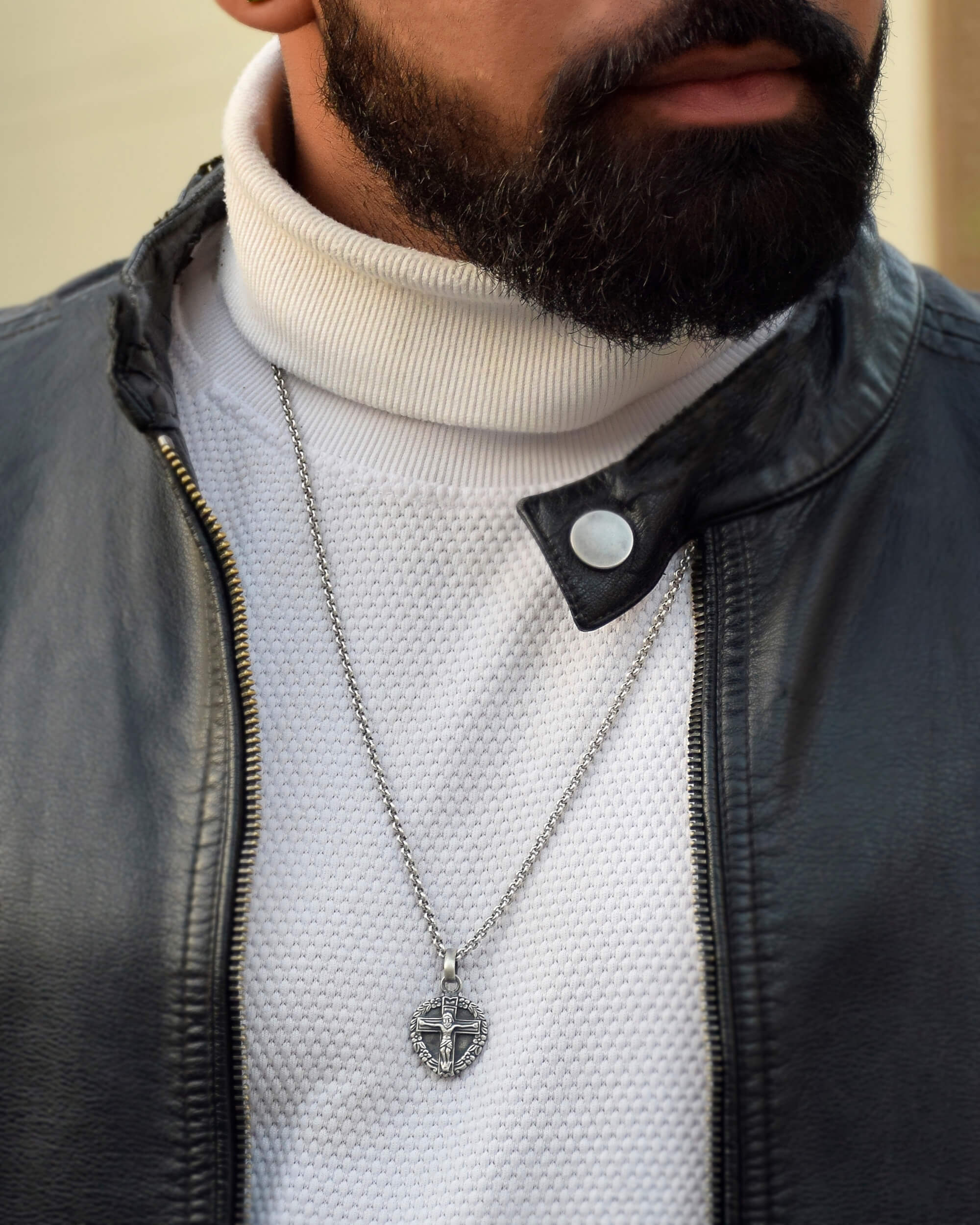 Cross silver pendant - 925 Silver Jewellery Meera Jaipur