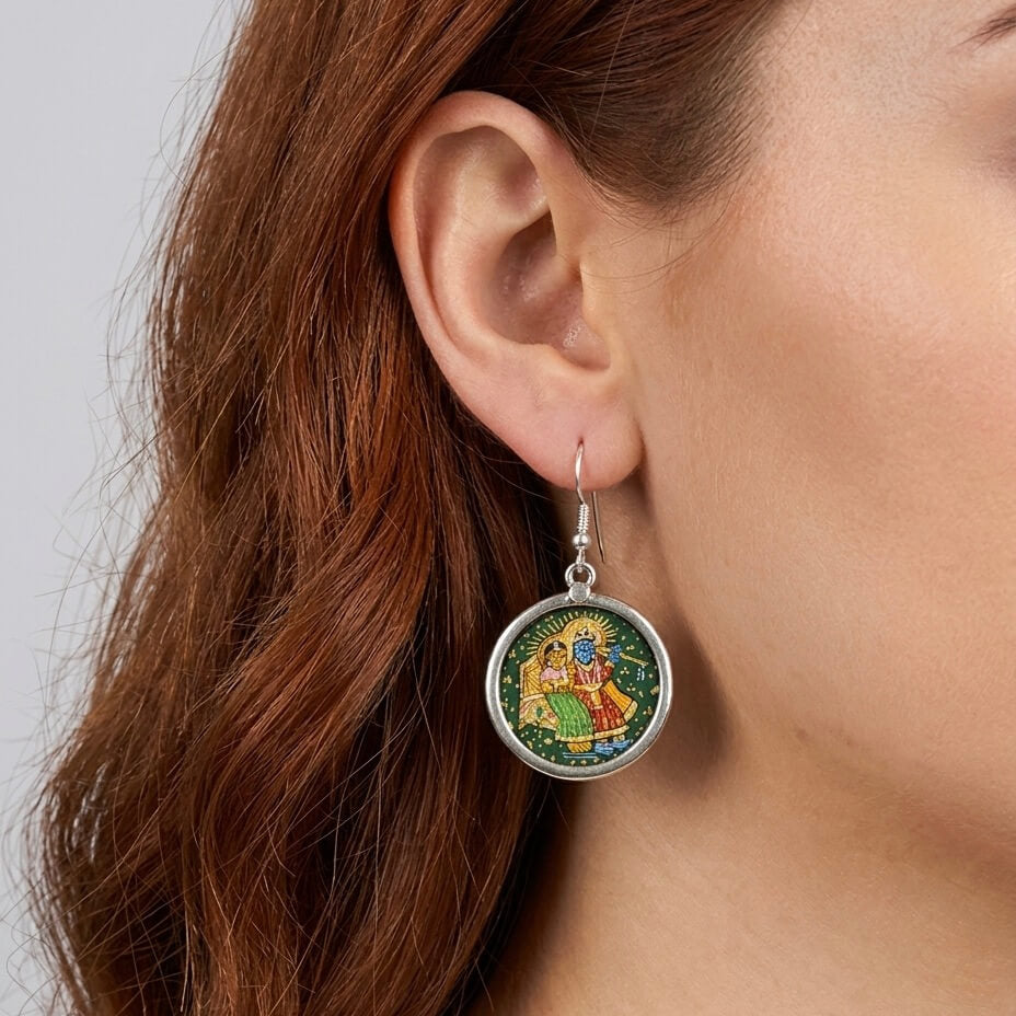 Gopi Silver Earrings