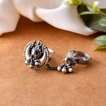 Gunjan silver ring - 925 Silver Jewellery Meera Jaipur